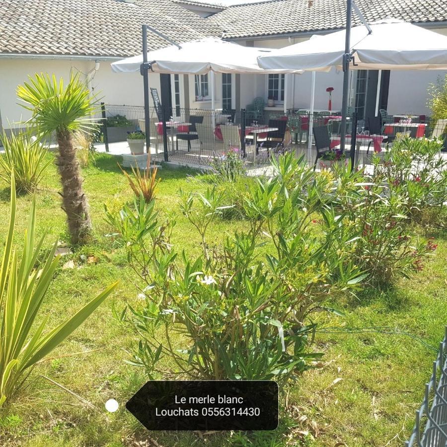 Hotel Le Merle Blanc Louchats Exterior foto